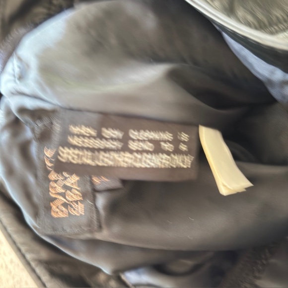 Byrnes & Baker Vintage Sexy Genuine Black Leather Pencil Skirt Women's Size 8 - Picture 8 of 13